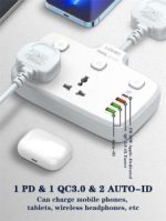 LDNIO SC2413 PD & QC3.0 2 Universal Outlets Power Socket - Image 2