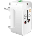 Travel Adapter, Universal All-In-One Worldwide International Travel Plug Converter