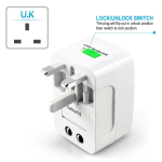 Travel Adapter, Universal All-In-One Worldwide International Travel Plug Converter - Image 2