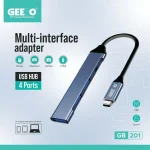 GEEOO GB201 Type-C HUB 4-in1 OTG Adapter - Image 3