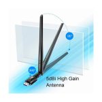 Cudy WU1400 AC1300 Mbps Dual Band Wi-Fi USB Adapter - Image 3
