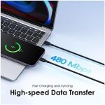 Oraimo RobustLine OCD-114CC 1.5 Meter Type C Data Cable - Image 2